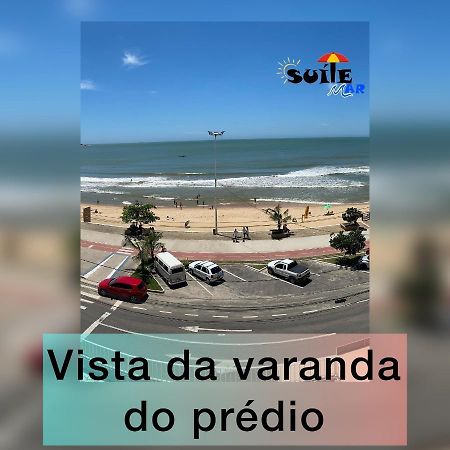 Suite Mar 210 - Economica E Compacta - Praia Do Morro - Predio Frente Mar Com Elevador, Atravessou A Avenida, Ja Esta Na Praia - Garagem - Internet 구아라파리 외부 사진