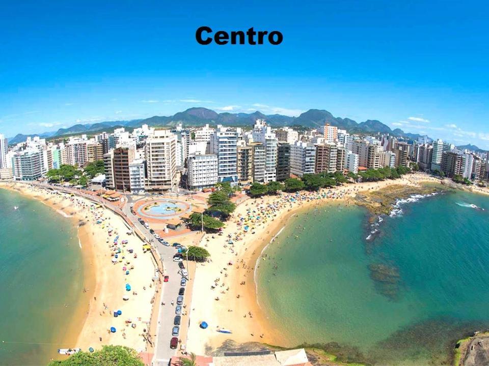 Suite Mar 210 - Economica E Compacta - Praia Do Morro - Predio Frente Mar Com Elevador, Atravessou A Avenida, Ja Esta Na Praia - Garagem - Internet 구아라파리 외부 사진