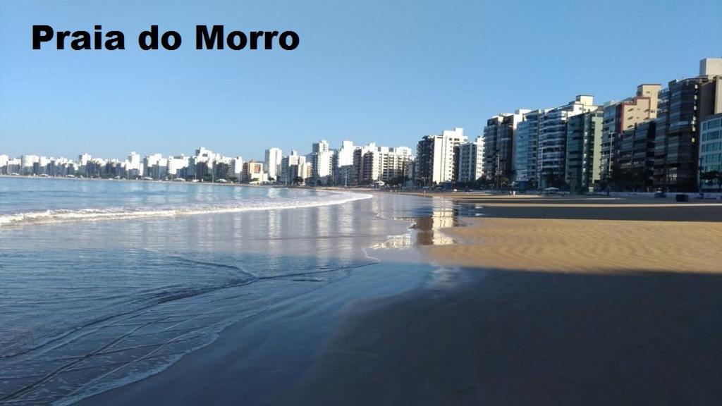 Suite Mar 210 - Economica E Compacta - Praia Do Morro - Predio Frente Mar Com Elevador, Atravessou A Avenida, Ja Esta Na Praia - Garagem - Internet 구아라파리 외부 사진