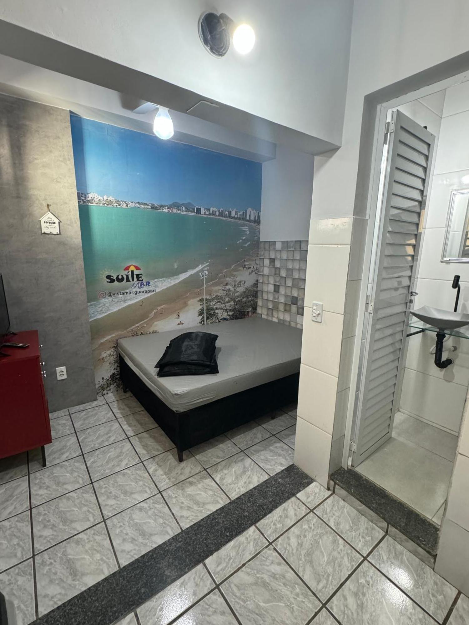 Suite Mar 210 - Economica E Compacta - Praia Do Morro - Predio Frente Mar Com Elevador, Atravessou A Avenida, Ja Esta Na Praia - Garagem - Internet 구아라파리 외부 사진