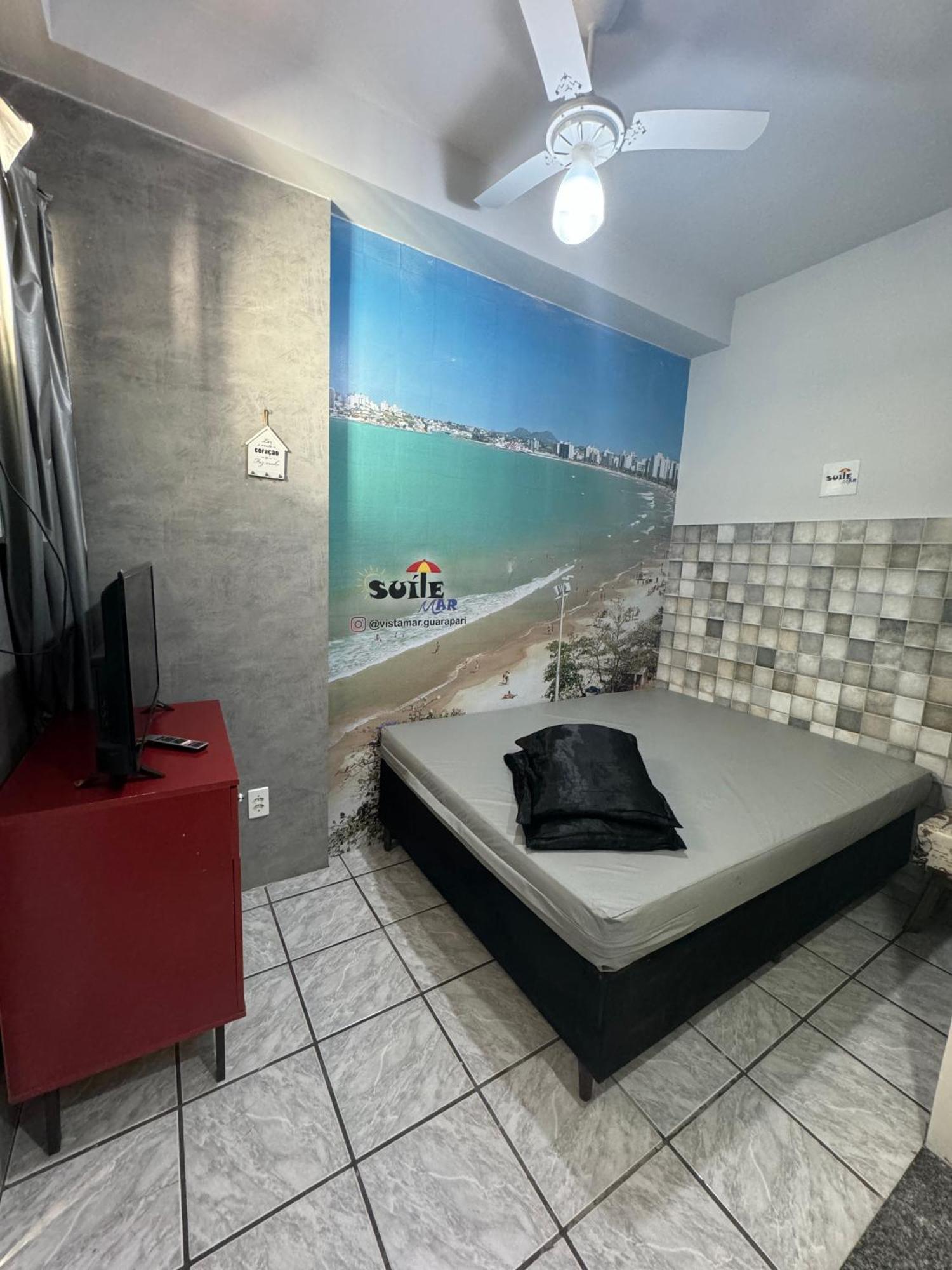 Suite Mar 210 - Economica E Compacta - Praia Do Morro - Predio Frente Mar Com Elevador, Atravessou A Avenida, Ja Esta Na Praia - Garagem - Internet 구아라파리 외부 사진